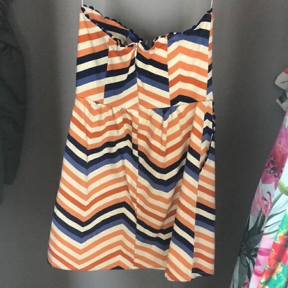 Judith March vintage striped strapless dress - Picture 3 of 3